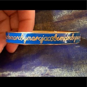 MARC By MARC JACOBS Navy & Gold Signature Bangle